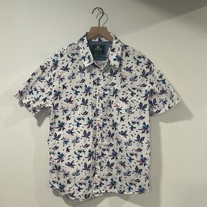 MXB premium Goods Men’s XL button up short sleeve tropical shirt.